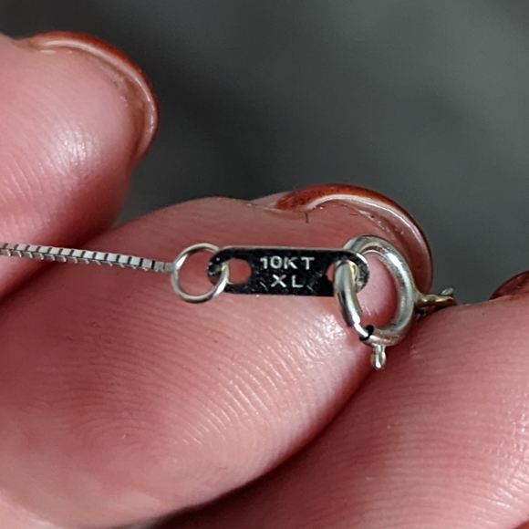 10K WG Diamond Necklace - Picture 3 of 6